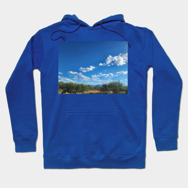 Peaceful Cloudy Sky Hoodie by Loki's Magical Mischief